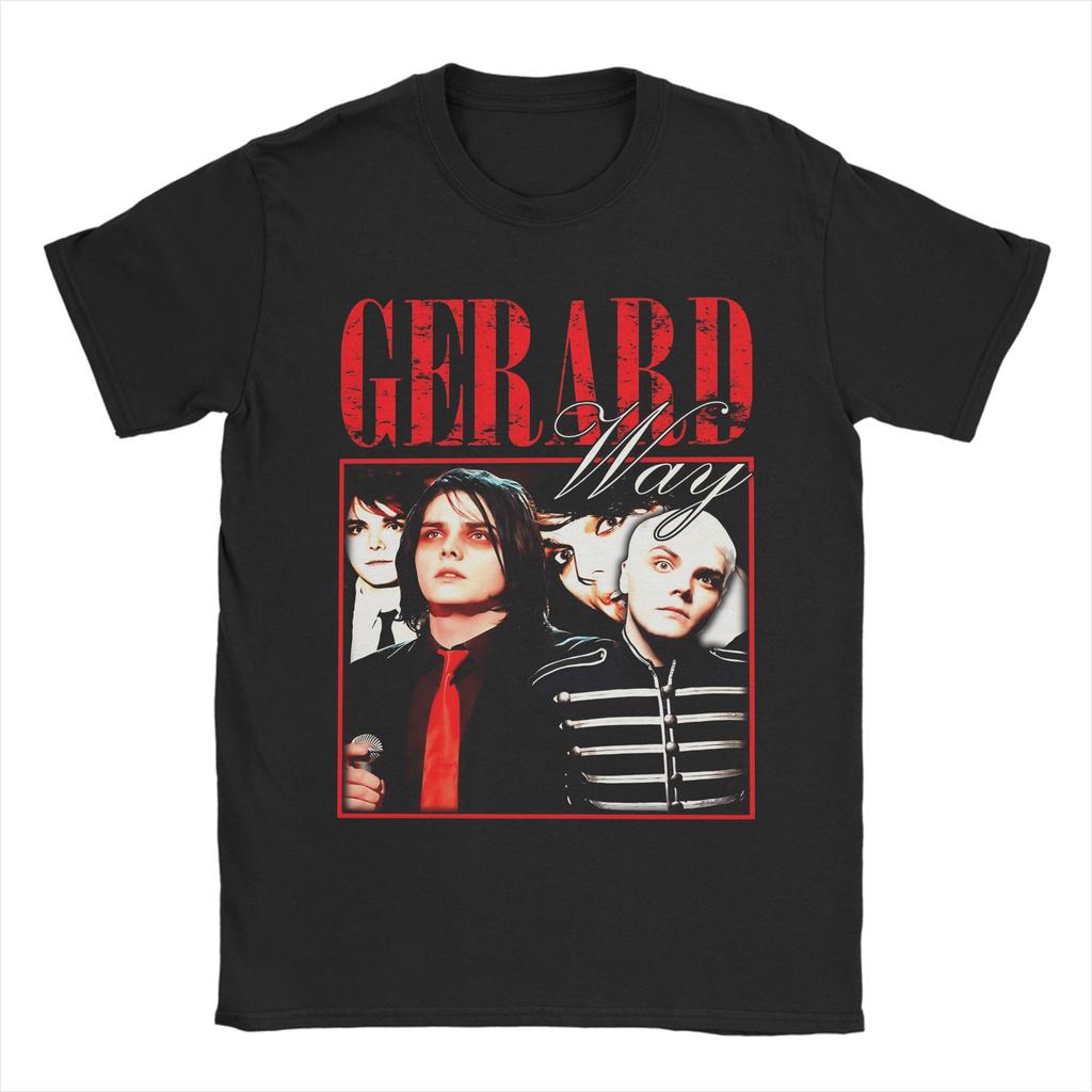 MCR Fanart T Shirt Summer My Chemical RoUnisexce Pure Cotton TShirts For Adult Fashion Casual Tee Shirt ShortSleeved Vintage Tops