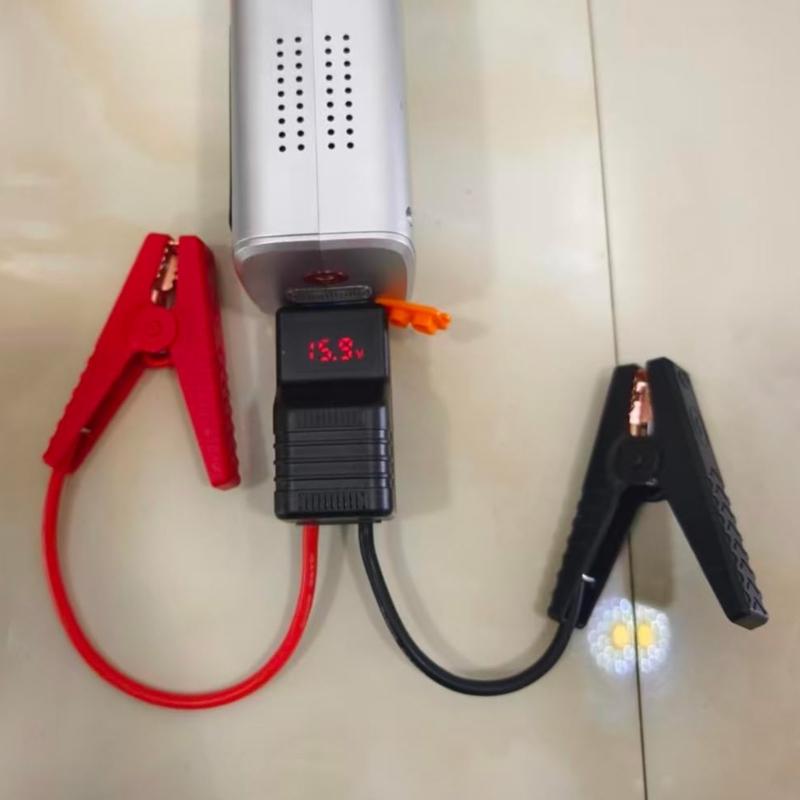 High Powered Peaks Emergency Jump Starters Clamps With Voltages Display Intelligents Safety Chip For Quick Car Jumps