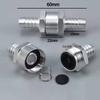 One-way Valve 6/8/10/12/14/16mm Aluminium Alloy Check Valve for Diesel, Petrol, Water Hand Pumps Oil Supply Fittings