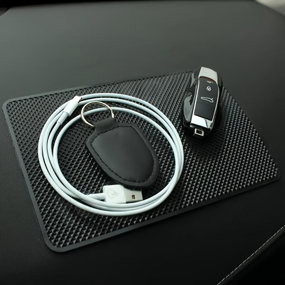 27X15CM Car Dashboard Sticky Anti-Slip PU Mat Auto Non-Slip Sticky Gel Pad for Phone Sunglasses Car Styling Interior Storage Pad