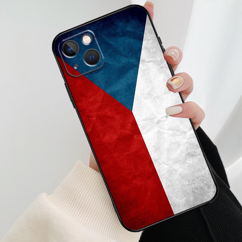 Czech Republic Czech Flag Phone Case For iPhone 17 Pro Max 14 13 12 11 15 16 Pro Max mini 15 16 Plus 16e 17 Air Cover