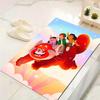 Cartoon Red Panda Carpet Rug for Living Room Bedroom Home Sofa Decoration,Kids Play Non-slip Floor Mat
