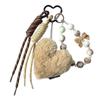 New Cartoon Plush Heart Keychain Pendant - Cute Small Doll Gift