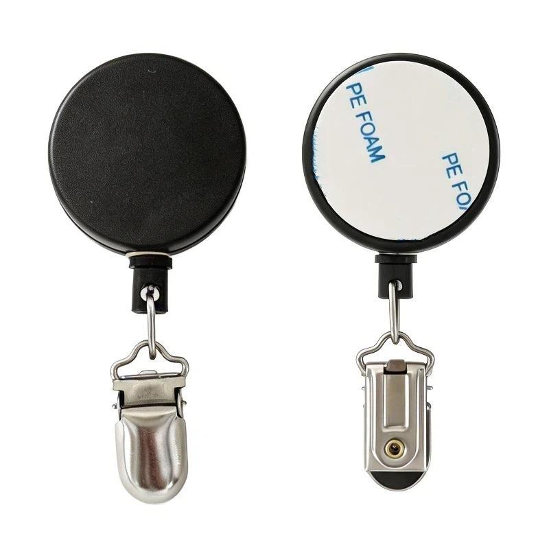 Automatic Retractable Towel Rack No Punching Self Adhesive Wall Mount Automatic Rebound With Strong Clip