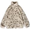 New Leopard Print Brush Fur Fur Coat Autumn and Winter Women's Imitation Rabbit Hair Spots Loose Plush Clothes