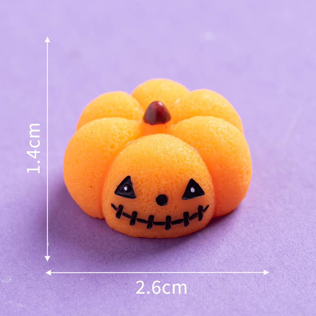 Halloween Simulation Food Play Spider Pumpkin Dessert Bread Resin Decoration Diy Decorative Accessories Desktop Decoration
