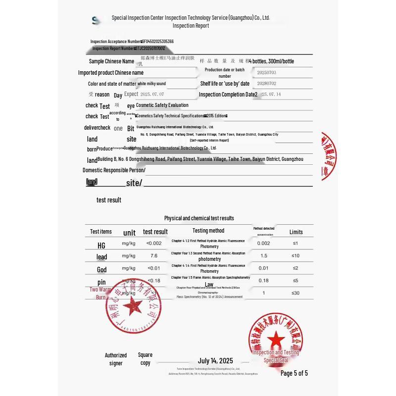 DR. LARSSNE Vitamin E Body Lotion for Dry Itchy Skin