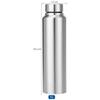 Stainless Steel Water Bottle, Set of 2, 1 L Each