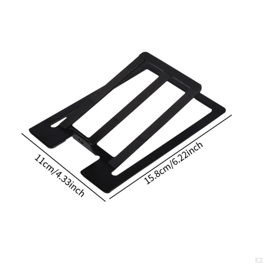 2x Desktop Speaker Stand Base Small Rack Freestanding Utility Stable Table Mount Holder for