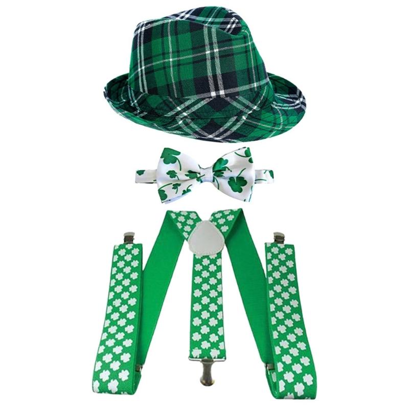 Patrick's Day Costume Accessory Irish Makeup Up Party Outfits for Men Women Halloween Cosplay Irish Festival Celebration