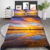 Mountain Series 3D Digital Printing Quilt Cover Pillowcase Two Three Piece Set Polyester