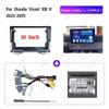 10-inch Android Navigation Fascia for 2023-2025 Honda Vezel/XRV - Central Control Frame