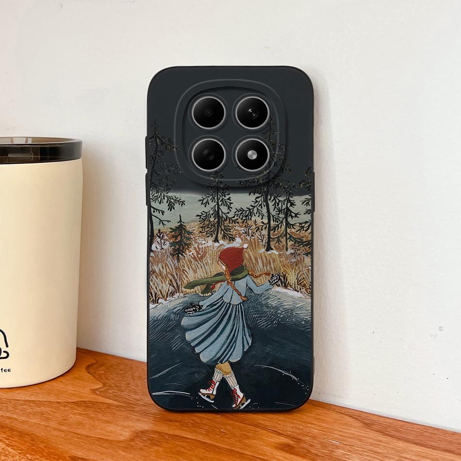 For Xiaomi Redmi Note 15 Pro Plus Phone Case Cool Astronaut Funda For Redmi Note15 Pro 4G 5G Soft Liquid Silicone Back Cover
