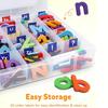 208pcs Magnetic Letter Spelling Set Teaching Tool, Helpful for Teaching and Intellectual Development, Improving Language Skills