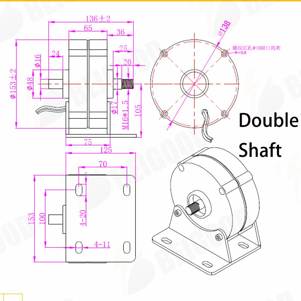 5000W 8000W 10KW Electric Generator Windmills Water Turbine Gearless Permanent Magnet Generators Power 12V 24V 48V For Home Use