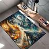 Balance harmony duality cosmic forces carpet Yoga living room room decor children's crawling mat doormat area rug games mat