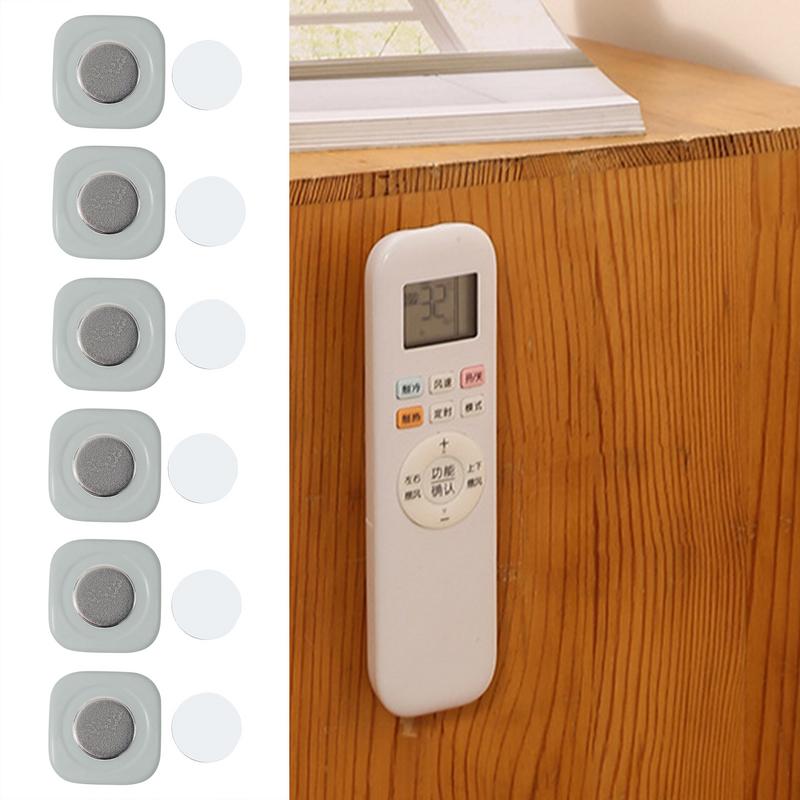 Magnetic Remote Control Holder Wall Mounted Remote Control Holder Adhesive Controller Storage Stand for Router Charge Socket