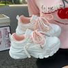 Dad Shoes Female Ins Versatile Internet Celebrity Platform Spring and Summer 2025 Students New Sports Breathable White Shoes