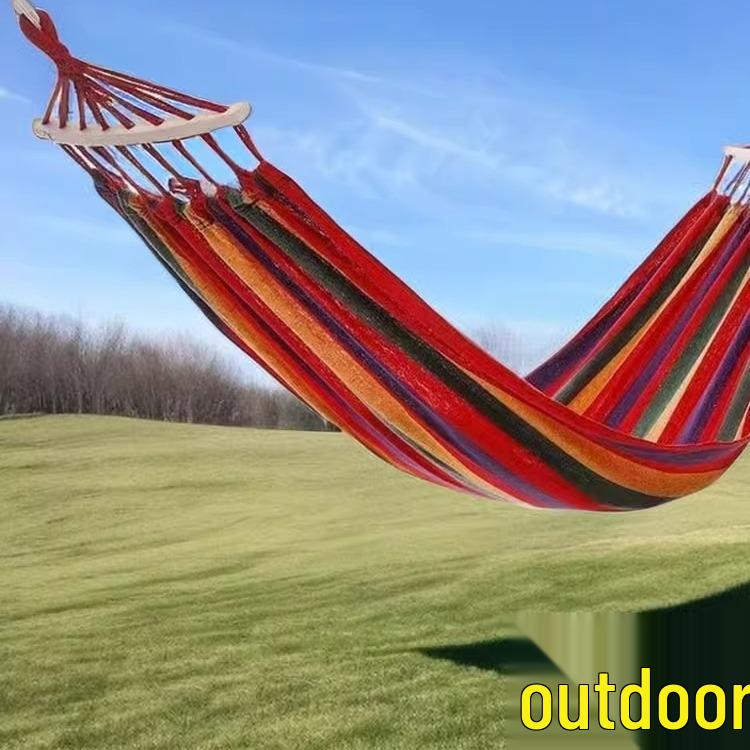 Adult Anti-rollover Thickened Hammock Chair – Indoor/Outdoor Rocking Bed for Courtyard and Dormitory Use