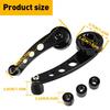 PAIR Black Window Winder Crank Manual Car Handle For Door Honda Civic US