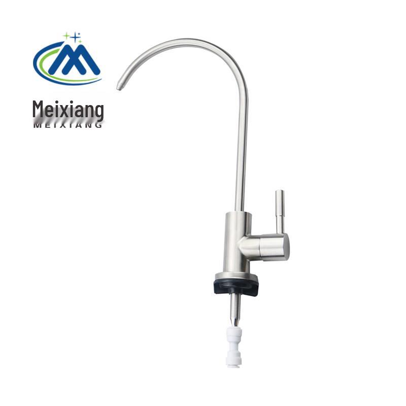 304 Stainless Steel Kitchen Single Cold Faucet 2-point Purified Single Cold