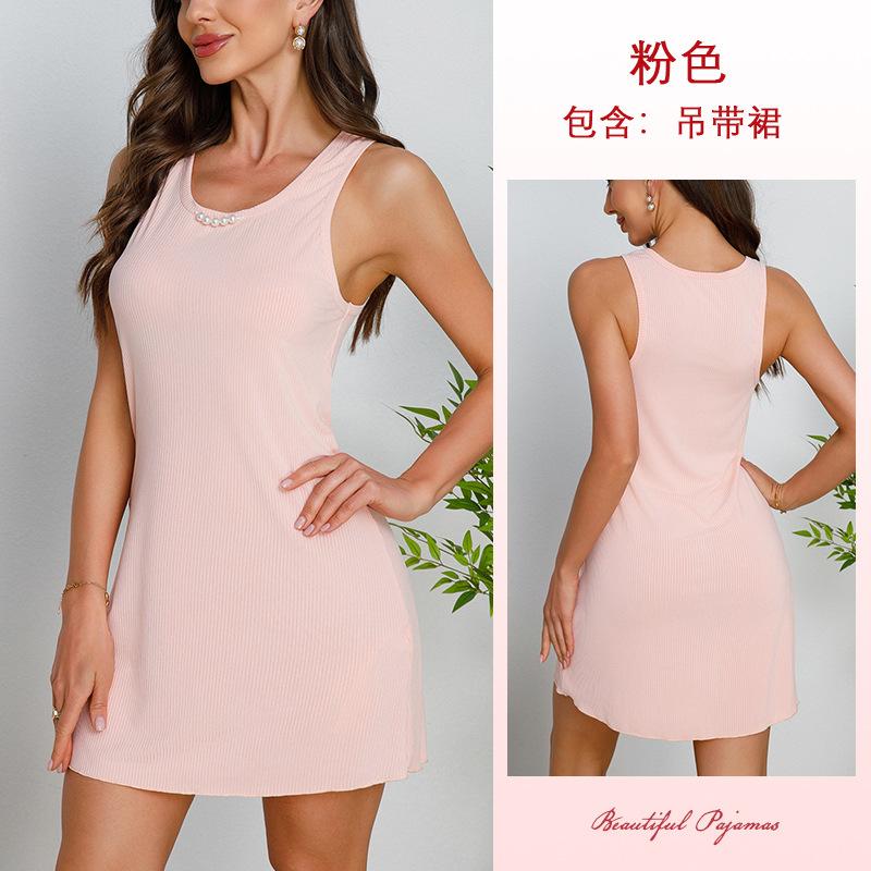 

Multi-Style Sexy Lace Mesh Nightgown Deep V High Slit Print Cami Pajamas Women s Loungewear Versatile Seductive Sleepwear Collection with Diverse L