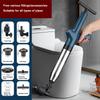 Drain Clog Remover Stainless Steel Electric Toilet Plunger Air Drain Blaster Toilet Plunge Blaster for Kitchen Bathroom