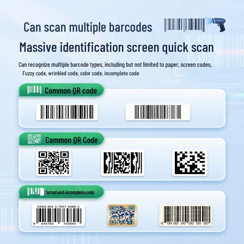 Comix TE500 Wired 2D Barcode Scanner