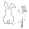 USB Battery Powered Bunny Neon Sign Bicolor LED Bunny Night Light Easter Bunny Sign  For Club