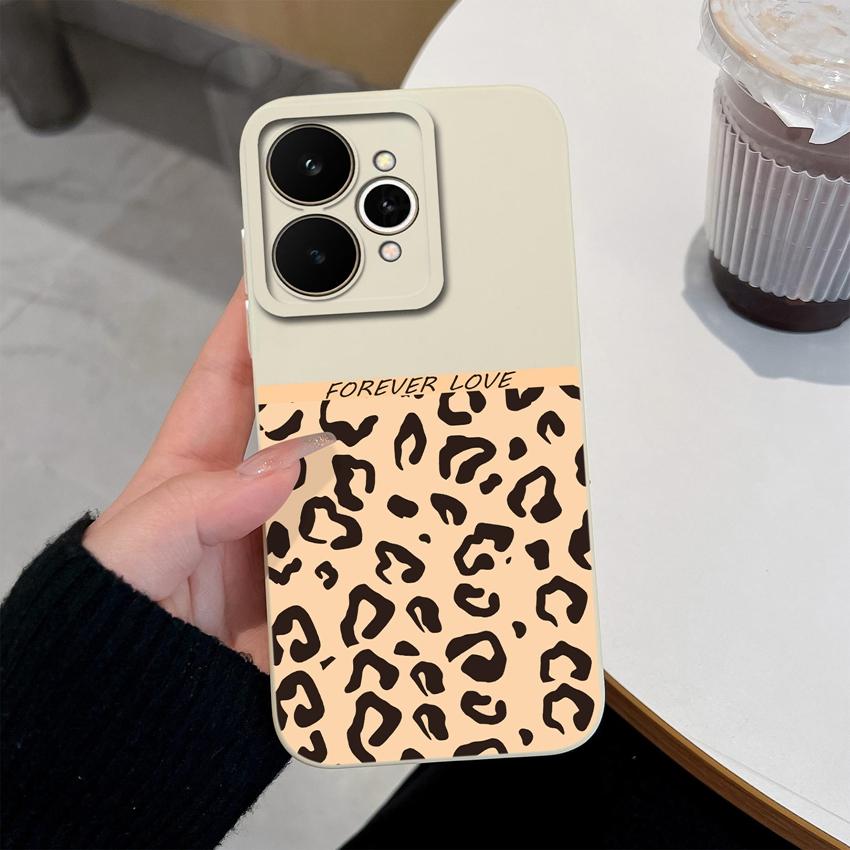 

For Realme 15 15T 15X C21Y C25Y Note 70 70T C71 C73 C33 C35 Phone Shell Fashion Leopard Print Patterns Anti Drop Cases For Realme Silicone Back Covers OPPO Neo 9