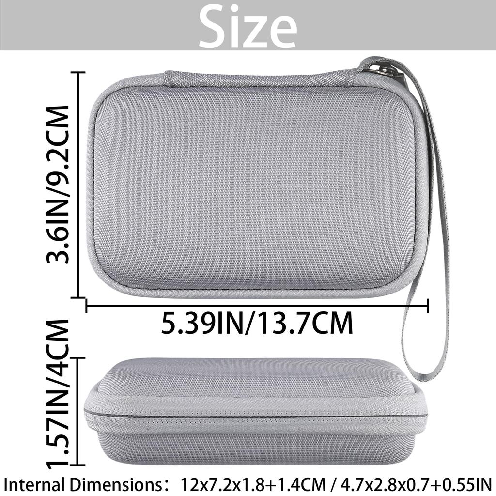 Aufbewahrungs-Hartschalenkoffer für XREAL Air Beam mit kratzfestem, staubdichtem Tragegurt, kompatibel mit XREAL Beam [Khanka Case], (nur Fall)