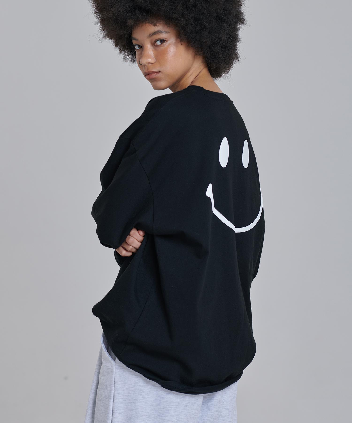 Row Lab Smile Over Long Sleeve (Black) M