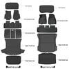Tesla Model 3/Y Full Coverage Floor & Trunk Mats (RHD) - Front & Rear