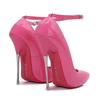Extrem hohe Absätze, 16 cm, Damen-Pumps mit Metallabsatz, mehrfarbig, hohe Absätze, Schuhe für Damen, Pole Dance, sexy Absätze, Modelshow, große Größe