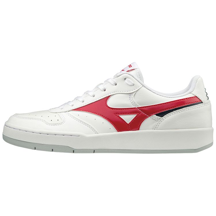 Mizuno City Wind Low-Top Sneakers Unisex Sneakers White Red D1GA191762