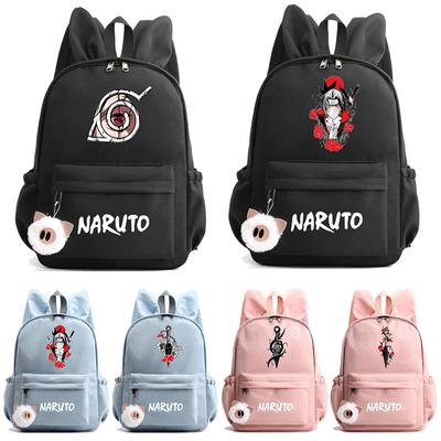 Anime Naruto Rucksack Teenager Mädchen Jungen Rucksack Schultasche Zurück zur Schule Büchertasche Männer Frauen Freizeit Reisetasche Alltagstasche