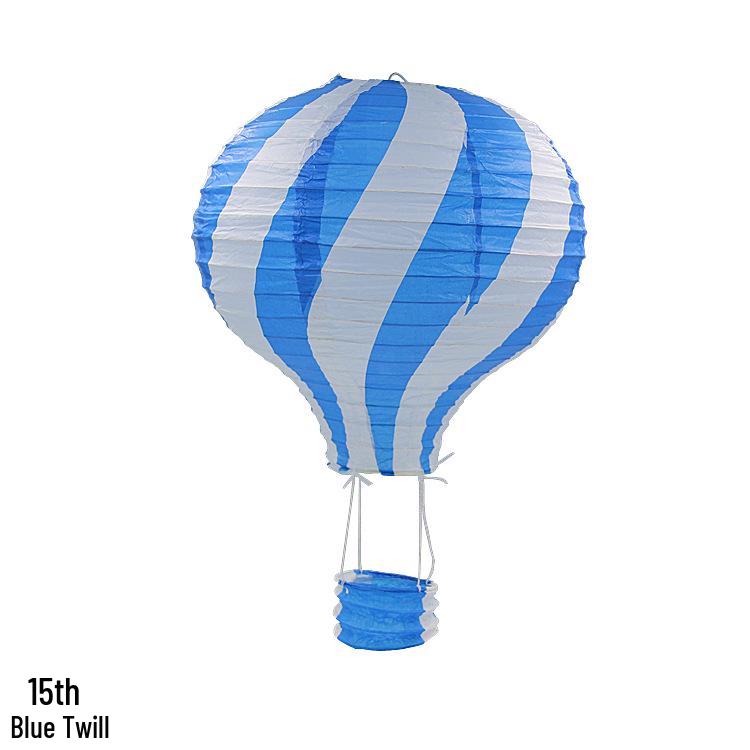 Hand-Folded Rainbow Hot Air Balloon Lantern - Christmas, Birthday, Party, Kindergarten Hanging Decoration
