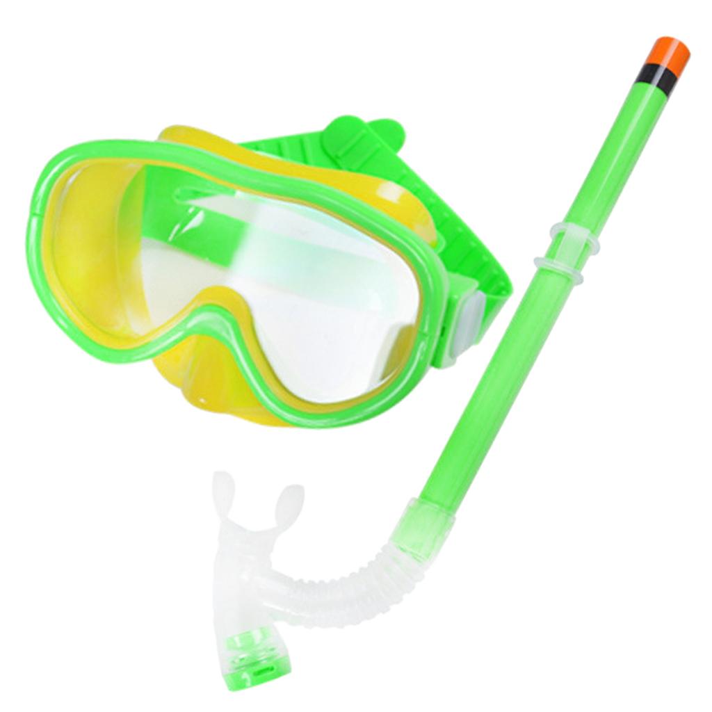 Children Kid Snorkel Set Junior Snorkeling Gear Scubas Diving Snorkel Equipment Anti-Fog Snorkel Masks Impact Resistant