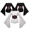 Chemise Longue Pirate Renaissance pour Femme Mangguo Costume Cosplay Vintage