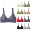 Women's Seamless And Bare Underwear, Women's Jelly Soft Support, Adjustable Bra Without Steel Ring, Ultra Soft Thin Bra