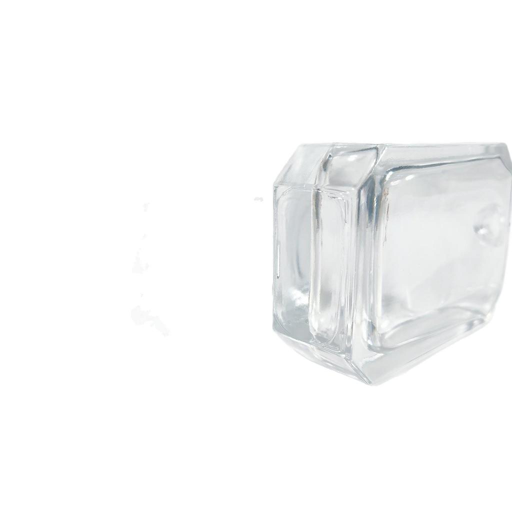 Polygonal Flat Square 100ml Perfume Snap-on Sample Bottle