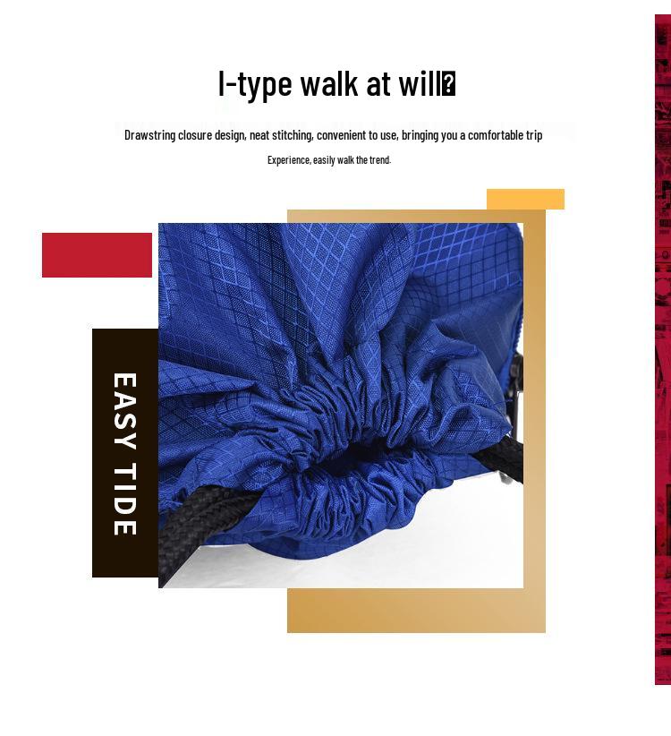 Unisex Leichter Rucksack mit Kordelzug: Faltbare Sport-, Fitnessstudio- und Schuhtasche