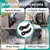 Tool Crowbar Adapter Head Square Plum Blossom Mouth Drive Ratchet Open-end Wrench Adaptor Axle Shaft Removal Car Repair Tools