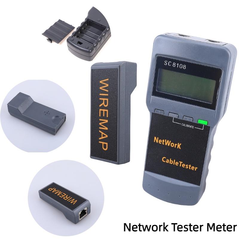 Sc8108 Network Cable Tester Length And Breakpoint Testing Rj45 Signal Detector Line Finder And Remote Identifiers