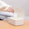 1PC Elegant Wet Tissue Box with Lid Dustproof Sealed Storage for Mask Tissues Desktop Bathroom Home Organizer