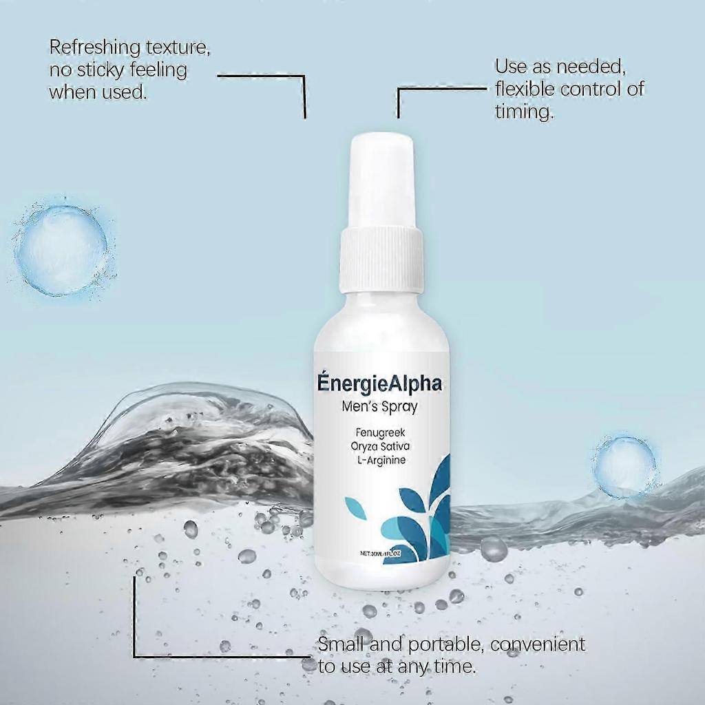 Men's Confidence & Performance Boost Spray - 5x Male Balance Seaweed Formula - Natural Enhancement Spray - Boost Vitality & Confidence - 50ml