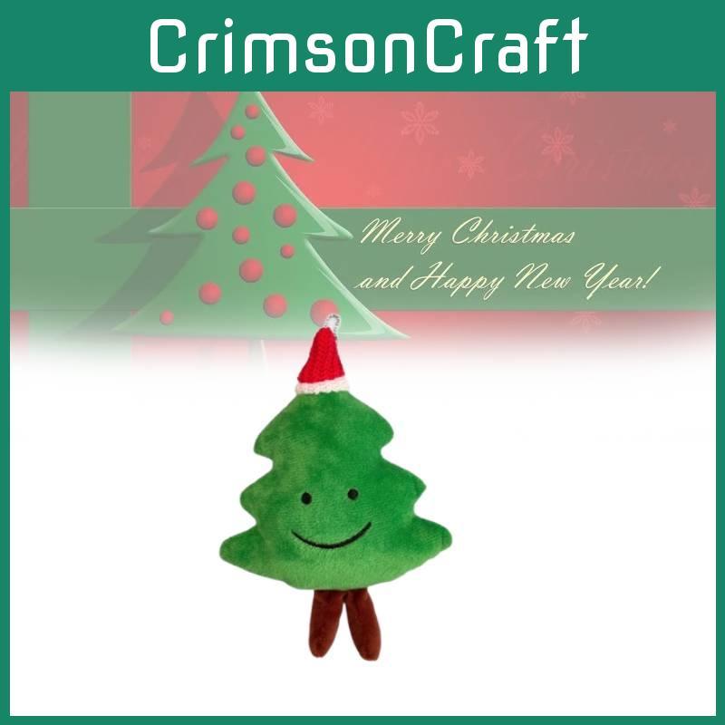 Christmas Tree Tree Keychain Christmas Decorations Plush Toy Pendant Doll Gift