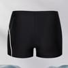 Men Swimming Short Pants Elastic Waist Soft Quick Dry Breathable Slim Fit Printed Color Matching Mid Waist Bathing Boxers Surfing Wat