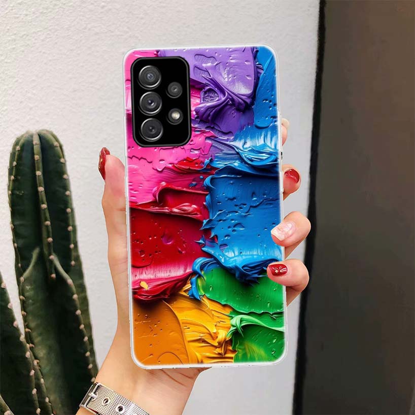 

Набор акварели Палитра красок Ящик для рисования Для Samsung Galaxy A16 A15 A14 A13 A56 A55 A54 A53 Чехол для телефона A36 A35 A34 A33 A26 A25 Samsung A54