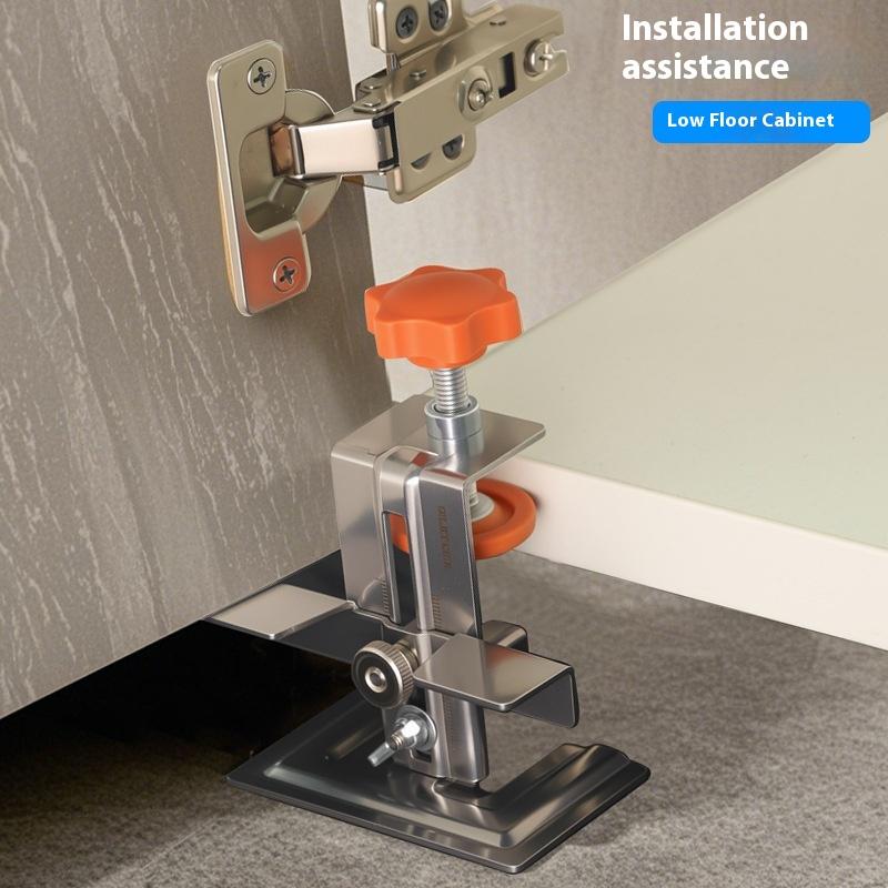 Cabinet Door Mounting Jig Cabinets Frame Clamp Household Hidden Door Stainless Steel Mounting Support Woodworking Tool